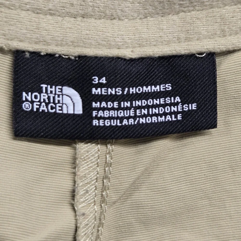 The North Face Paramount Mens Tan Convertible Hiking‎ Pants Size 34 Trail Belted